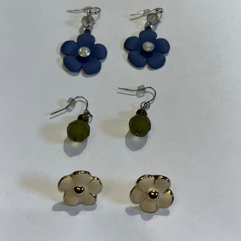 Flower Earrings Setโ Dangle Stud Drop Lot Mixed Bundle Women's Jewelry